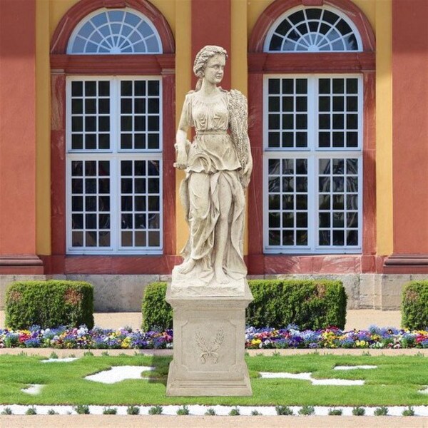 Four Seasons Summer Statue With Plinth